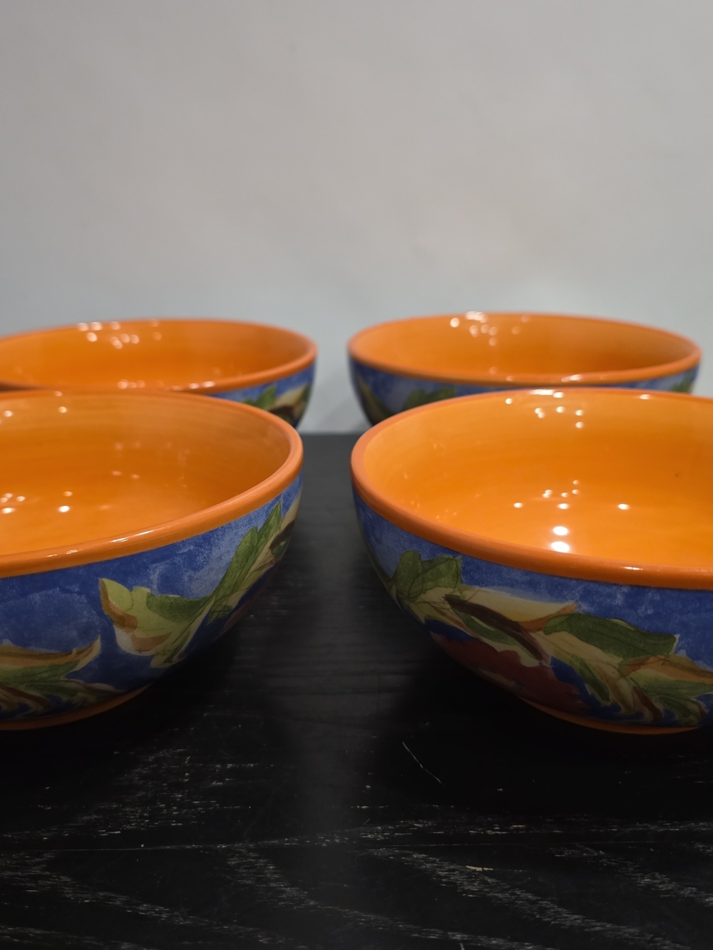 Vintage Pfaltzgraff Villa Della Luna Soup/Cereal Bowls Set Of 4, 2004,